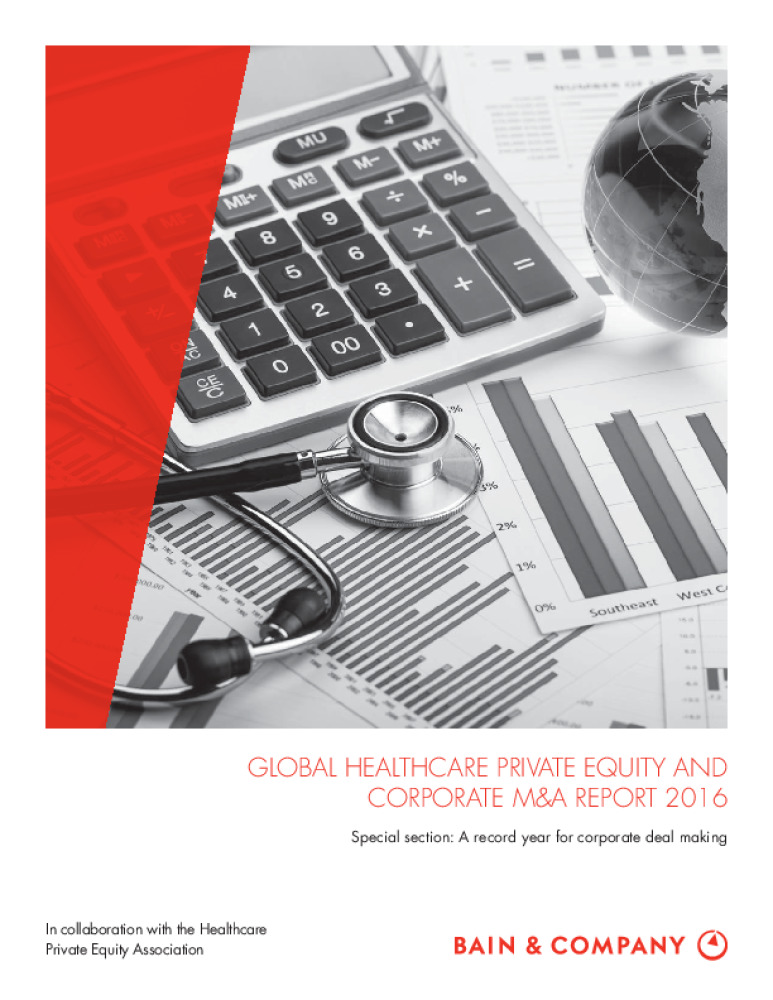 Global Healthcare Private Equity Report 2016 Business Immo